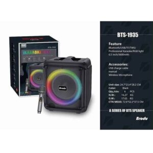 BTS-1935 Bluetooth Speaker with Rechargable Mic