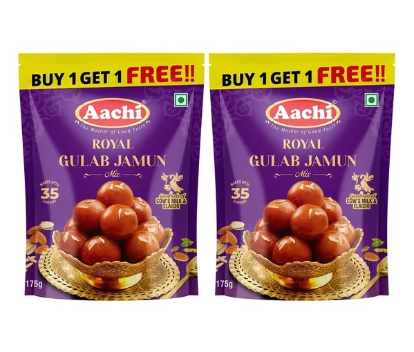 Aachi Royal Gulab Jamun Mix 175g (Buy 1 Get 1 Free)